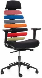 Mercury Irodai szék FISH BONES PDH színes, ergonomikus, napi 8 órára