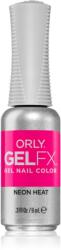 ORLY Gelfx Gel unghii cu gel folosind UV / lampă cu LED culoare Neon Heat 9 ml