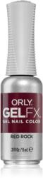 ORLY Gelfx Gel unghii cu gel folosind UV / lampă cu LED culoare Red Rock 9 ml