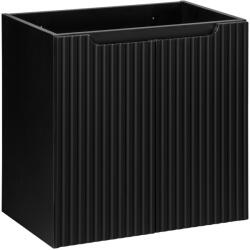 Comad Nova Black dulap 60x39x57 cm sub chiuveta pe perete negru NOVA BLACK D2 82-60-2D (NOVABLACKD282602D)