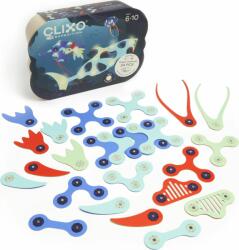 CLIXO Creaturi oceanice CLIXO - set de construcție magnetic cu 24 de piese (MA8-DSEA-BR24)