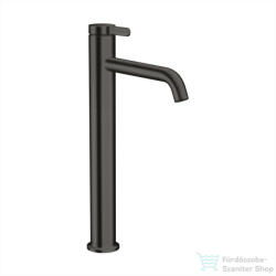 Hansgrohe AXOR ONE 260 magasított mosdócsaptelep nem zárható leeresztővel, szálcsiszolt fekete króm 48002340 (48002340)