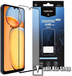 MyScreen Xiaomi Redmi 13C, 13R, Poco C65, MYSCREEN DIAMOND GLASS LITE EDGE üvegfólia, 9H, Teljes, Fekete (MD8055 DGLFG)