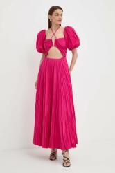 Luisa Spagnoli ruha RUNWAY COLLECTION rózsaszín, maxi, harang alakú, 541115 - rózsaszín S