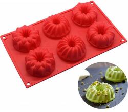 Cakesicq Szilikon forma mini kuglófokhoz, 30 × 17 cm - Cakesicq (ilcSD.103)
