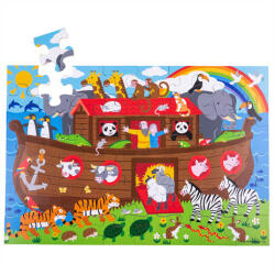 Bigjigs Toys puzzle Noé bárkája 48 db (BJ912)