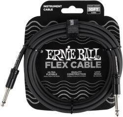 Ernie Ball 6434 Flexcable 3m gitárkábel fekete