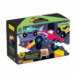 Mudpuppy Puzzle Monster Trucks - világít a sötétben 100 db (CHB6533)