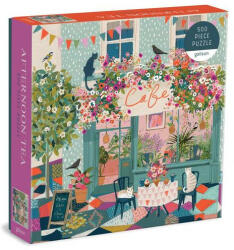 Galison Puzzle Délutáni tea egy kávézóban 500 db (CHB6992)