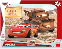 Dino puzzle Verdák 3 Villám Mcqueen és Matuka 12 db (DI303072)