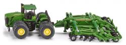 SIKU John Deere 9630 traktor eke utánfutóval (1856)
