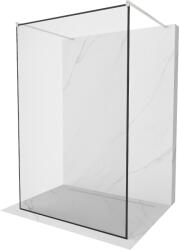 Mexen Kioto, Walk-In zuhany paraván 140 x 200 cm, 8 mm üveg fekete mintás, csiszolt acél profil, 800-140-002-97-70 (800-140-002-97-70)
