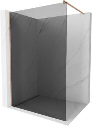 Mexen Kioto, Walk-In zuhany paraván 70 x 200 cm, 8mm szürke üveg, réz matt profil, 800-070-101-65-40 (800-070-101-65-40)