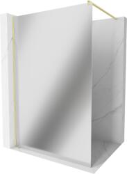 Mexen Kioto, Walk-In zuhanyparaván 70 x 200 cm, 8 mm tükörmintás üveg, arany matt profil, 800-070-101-55-50 (800-070-101-55-50)