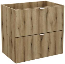 Comad Nova Oak szekrény 60x39x57 cm mosdókagyló alá akasztható tölgy NOVA OAK A 82-60-2S