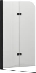 Hagser Anke zuhanyparaván 80 cm kétrészes fekete matt/átlátszó üveg HGR60000023 (HGR60000023)