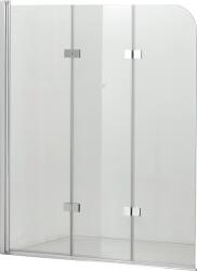 Hagser Anke zuhanyparaván 120 cm háromrészes króm fényes/átlátszó üveg HGR40000023 (HGR40000023)