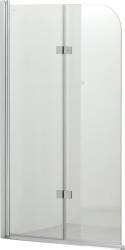 Hagser Anke zuhanyparaván 100 cm kétrészes króm fényes/átlátszó üveg HGR30000023 (HGR30000023)