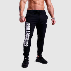 Iron Aesthetics Jogger melegítő Iron Aesthetics Vertical, fekete- fehér: XXXL Fekete