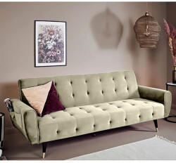  Canapea Glamour 219x84x81 cm Rabatabila Crem (C2799-4514) Canapea