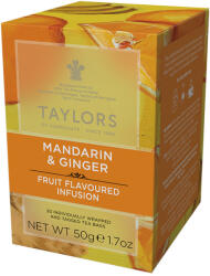 Taylors of Harrogate Ceai de mandarina si ghimbir Taylors of Herrogate, 20 plicuri, 50g