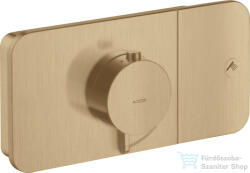Hansgrohe AXOR ONE termosztátos falsík alatti kád /zuhany csaptelep, szálcsiszolt bronz 45711140 (45711140)