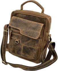  Borseta Barbati Clasica , Design Compact, Hunter 2024, 20x23x5 cm, Piele Naturala de Vanat