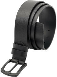 Curele Barbati Marimi Mari: 135 - 165 cm, Negru, Piele Naturala, Catarama metalica Neagra, 150 cm