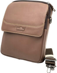  Geanta de Umar pentru barbati din Piele naturala de Bovina Maro: Colectia FineBags 2024, 21x26 x 5.5 cm