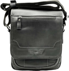  Geanta - Borseta Barbati Ruff Ryder Neagra ✔️ Colectia Manager, Negru Lucios