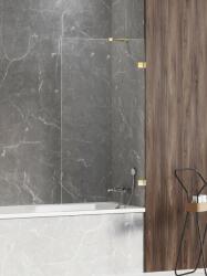 New Trendy Avexa Gold Shine zuhanyparaván 90 cm egyrészes arany fényes/átlátszó üveg EXK-2174