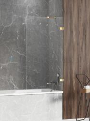 New Trendy Avexa Gold Shine zuhanyparaván 70 cm egyrészes arany fényes/átlátszó üveg EXK-2172 (EXK2172)