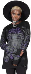 KILLSTAR Tricou unisex cu mânecă lungă KILLSTAR - Allergra - Negru - KSRA009898