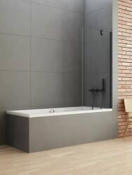 New Trendy New Soleo Black zuhanyparaván 70 cm egyrészes fekete matt/átlátszó üveg P-0079 (P0079)