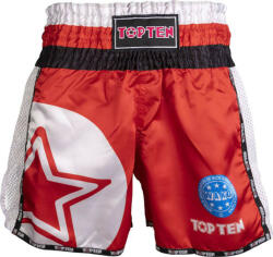  TOP TEN STAR RED WAKO APPROVED 2025 Kick-box nadrág (1864-RED)