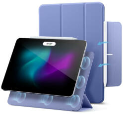 ESR Rebound Magnetic Case - магнитен полиуретанов калъф с поставка за iPad Pro 13 (2024) (лилав)