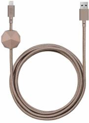 Native Union Anchor Cable Lightning - здрав плетен кабел за устройства с Lightning порт (кафяв) (2 метра)
