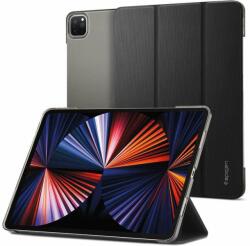 Spigen Liquid Air Folio Case - полиуретанов кейс с поставка за iPad Pro 12.9 M1 (2021) (черен)