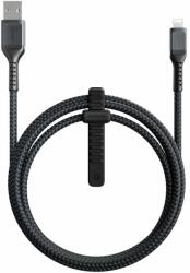 Nomad Rugged USB-A to Lightning Cable - здрав кабел с въжена оплетка за устройства с Lightning порт (150 см) (черен)