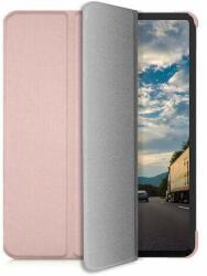 Macally Stand Case - полиуретанов калъф и поставка за iPad Pro 12.9 (2018), iPad Pro 12.9 (2020) (розов)