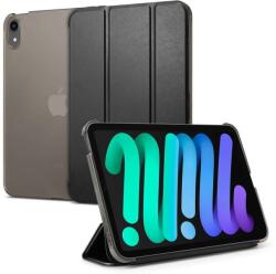 Spigen Smart Fold Case - кожен кейс и поставка за iPad mini 6 (2021) (черен)