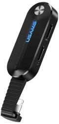 USAMS AU10 Dual Lightning Adapter With LED - двоен Lightning адаптер за устройства с Lightning порт (черен)