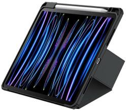 Baseus Minimalist Series Protective Case - удароустойчив хибриден кейс с поставка и отделение за Apple Pencil за iPad Pro 11 M2 (2022), iPad Pro 11 M1 (2021), iPad Pro 11 (2020), iPad Pro 11 (2018) (ч