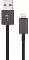 Moshi Lightning to USB Cable - USB кабел за iPhone X, iPhone 8, iPhone 7, iPad, iPod с Lightning (100 см) (черен)
