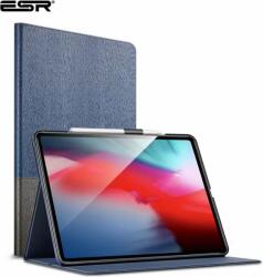 ESR Urban Premium Folio Case - текстилен калъф и поставка за iPad Pro 11 (2021), iPad Pro 11 (2020), iPad Pro 11 (2018) (тъмносин)