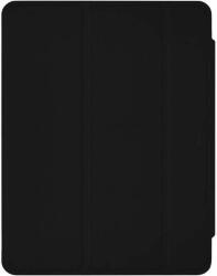 Macally Stand Case - полиуретанов калъф с поставка за iPad 9 (2021), iPad 8 (2020), iPad 7 (2019) (черен)
