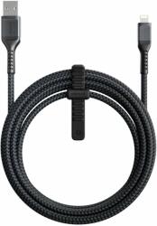 Nomad Kevlar USB-A to Lightning Cable - здрав кевларен кабел за устройства с Lightning порт (300 см) (черен)