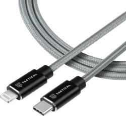 Tactical Fast Rope MFi Kevlar USB-C to Lightning Cable PD 20W - сертифициран (MFi) USB-C към Lightning кабел за Apple устройства с Lightning порт (100 см) (сив)