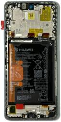 Huawei nova 11i Előlap Keret+LCD Kijelző+Érintőpanel+Akkumulátor, Fekete, Starry Black (02355PFM) Service Pack
