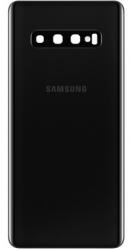 Samsung G975 Galaxy S10+ akkufedél (hátlap) kamera lencsével és ragasztóval, fehér, prism white (service pack, GH82-18867A)